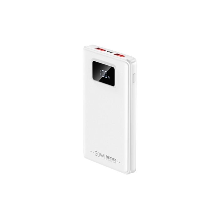 Зовнішній акумулятор Remax Breezy 10000mAh QC 22.5W Білий (RPP-319)