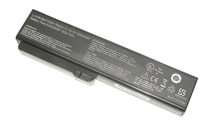 Аккумулятор для ноутбука Fujitsu-Siemens SQU-518 Amilo Pro V3205 11.1V Black 5200mAh OEM