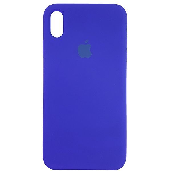 Чехол Copy Silicone Case iPhone XS Max Blue (40)