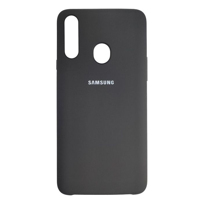 Чохол Silicone Case for Samsung A20s Чорний (18)