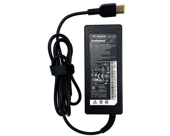 Блок живлення для Lenovo 20V 3.25A 65W USB Square pin High Copy (45N0254)