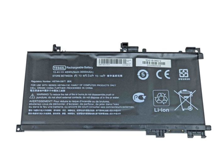 Аккумулятор для ноутбука HP TE04XL Pavilion 15-bс 15.4V Black 4112mAh