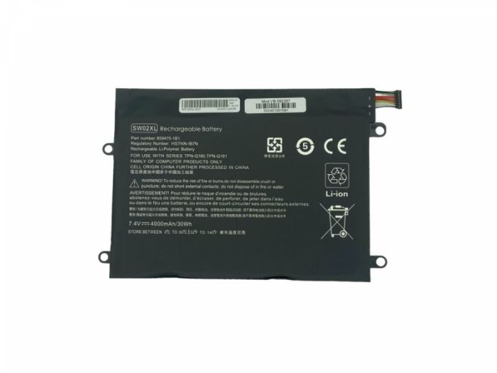 Аккумуляторная батарея для ноутбука HP HSTNN-IB7N Notebook X2 10-P010CA 7.4V Black 4000mAh OEM