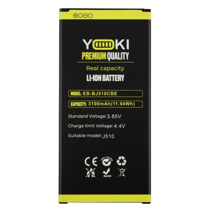Акумулятор для Samsung J510H Galaxy J510 2016 / EB-BJ510CBE Yoki