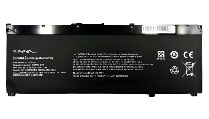 Батарея Elements MAX для Hp Omen  15-CE 15-CB 15-DC 15-CX 15.4V 4380mAh (SR04-4S1P-4400)