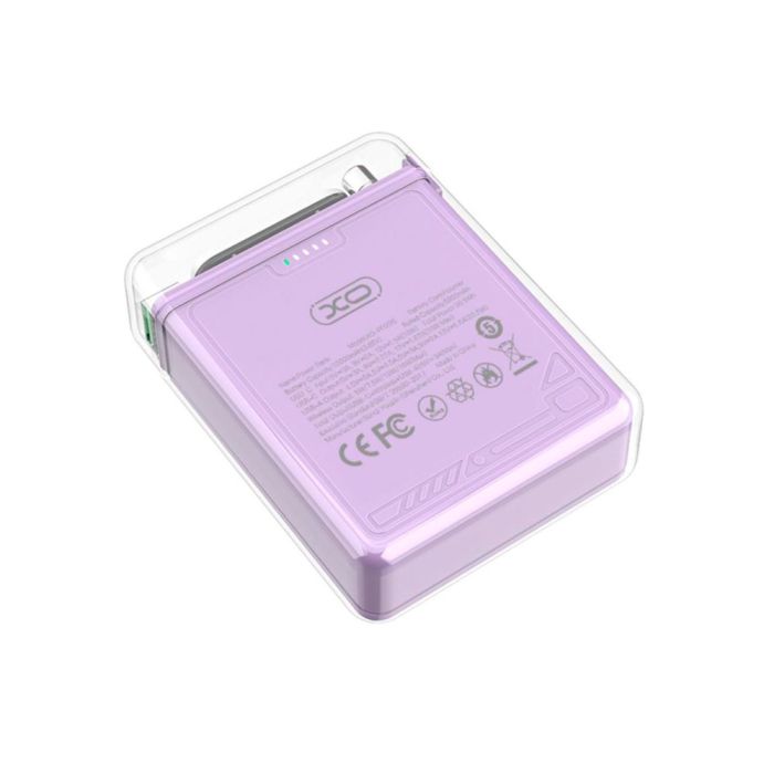 Універсальна Мобільна Батарея Power Bank XO PR226 Mini Transparent Magnetic Absorption 15W 10000mAh Колір Бежевий