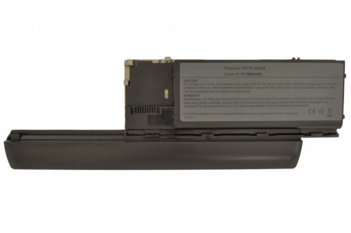 Усиленный аккумулятор для ноутбука Dell PC764 Latitude D620 11.1V Grey 7800mAh OEM