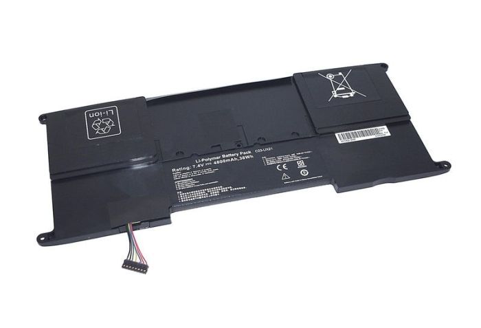 Акумулятор для ноутбука  Asus C23-UX21 UX21-2S3P 7.4V Black 4800mAh OEM