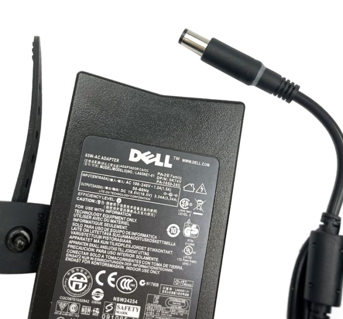 Блок живлення Dell 19.5V 3.34A 65W 7.4*5.0 pin Slim Original PRC (PA-2E)