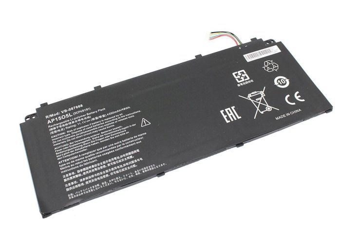Акумулятор для ноутбука Acer AP1505L Chromebook R13 CB5-312T 11.1V Black 4350mAh OEM