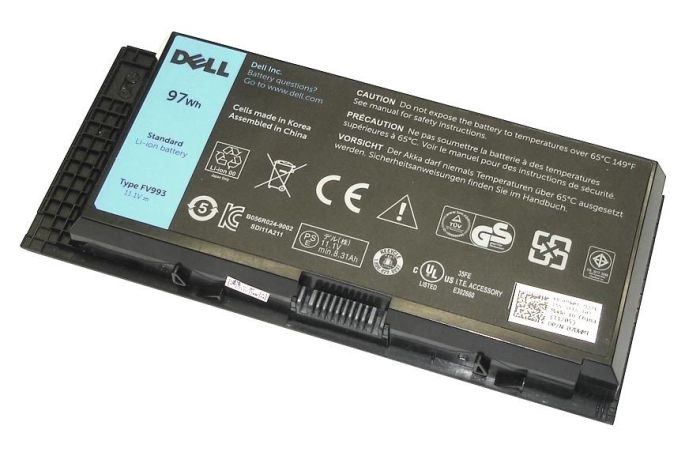 Усиленный аккумулятор для ноутбука Dell FV993 Precision M4600 11.1V Black 8310mAh Orig