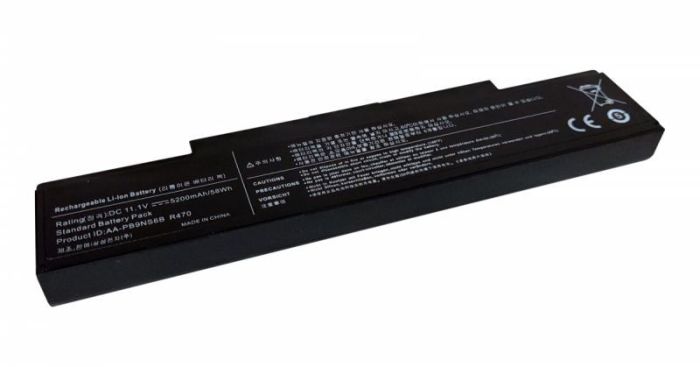 Акумулятор для ноутбука Samsung AA-PB9NS6B AA-PB9NC5B 11.1V Black 5200mAh OEM