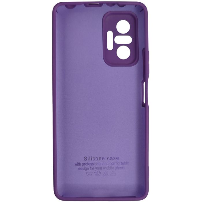 Чехол Silicone Case for Xiaomi Redmi Note 10 Pro Light Violet (41)