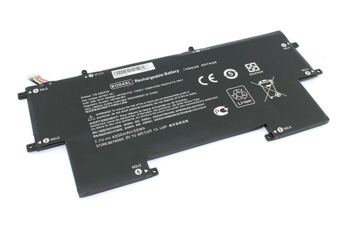 Акумулятор для ноутбука  HP HSTNN-I73C EliteBook Folio G1 V1C37EA 7.7V Чорний 4200mAh OEM