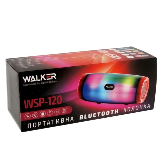 Портативна колонка WALKER WSP-120 red