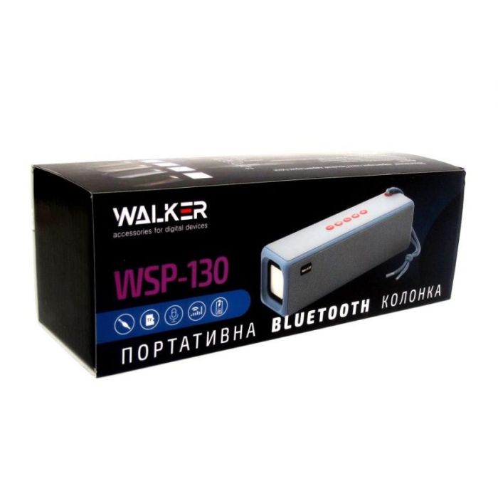 Портативна колонка WALKER WSP-130 black