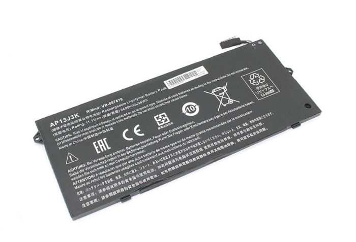 Акумулятор для ноутбука Acer AP13J3K Chromebook 11 C720 11.1V Чорний 3400mAh OEM