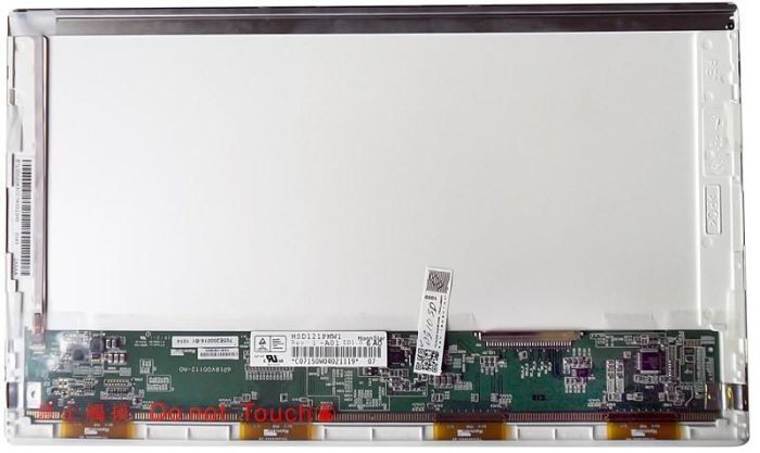 Матриця для ноутбука 12,1", Normal (стандарт), 30 pin широкий (знизу направо), 1366x768, Світлодіодна (LED), без кріплень, глянсова, HannStar, HSD121PHW1-A01