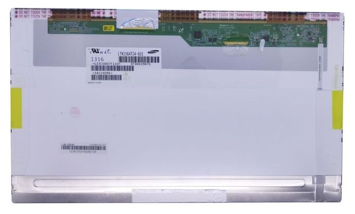 Матриця для ноутбука 15,6", Normal (стандарт), 40 pin (знизу зліва), 1366x768, Світлодіодна (LED), без кріплення, матова, Samsung, LTN156AT24