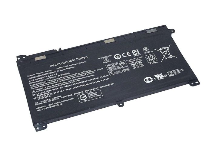Акумулятор для ноутбука  HP BI03XL Pavilion X360 11.55V Чорний 3470mAh