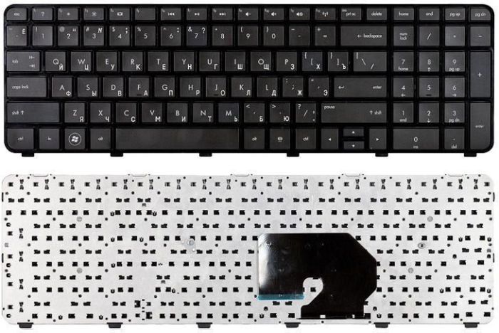 Клавіатура для ноутбука HP Pavilion DV7-6000 Black, (Black Frame) RU