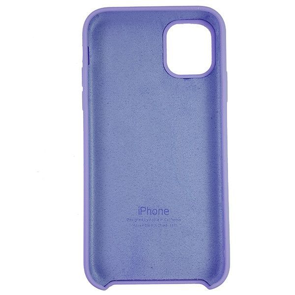 Чехол Copy Silicone Case iPhone 11 Light Violet (41)