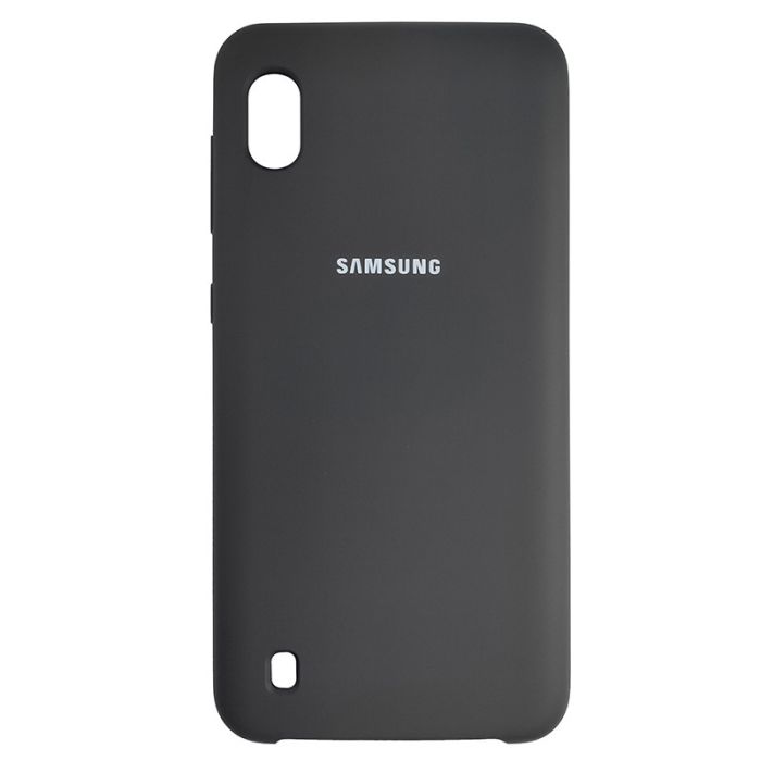 Чохол Silicone Case for Samsung A10 Чорний (18)
