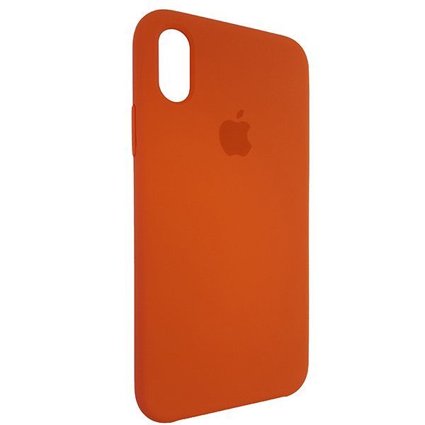 Чехол Copy Silicone Case iPhone X/XS Orange (13)