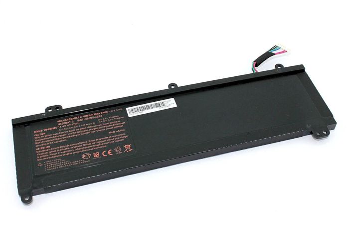 Аккумулятор для ноутбука Clevo N550BAT-3 N550RC 11.4V Black 4100mAh OEM