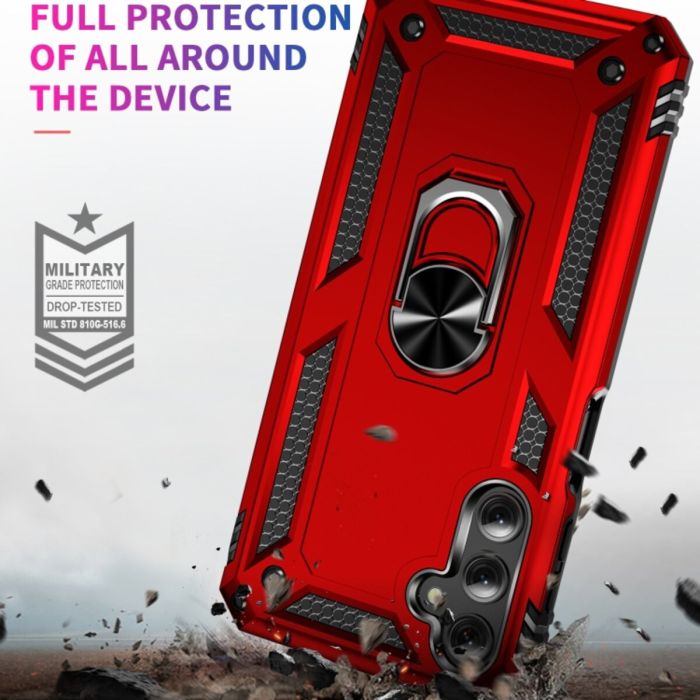 Чохол Cosmic Robot Ring for Samsung Galaxy A34 5G Red