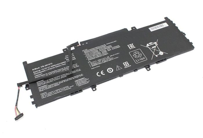 Акумулятор для ноутбука Asus C41N1715 Zenbook U3100FN 15.2V Чорний 3000mAh OEM