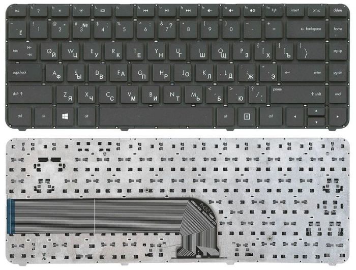 Клавіатура для ноутбука HP Pavilion DV4-5000 Чорна, (Без рамки) UA