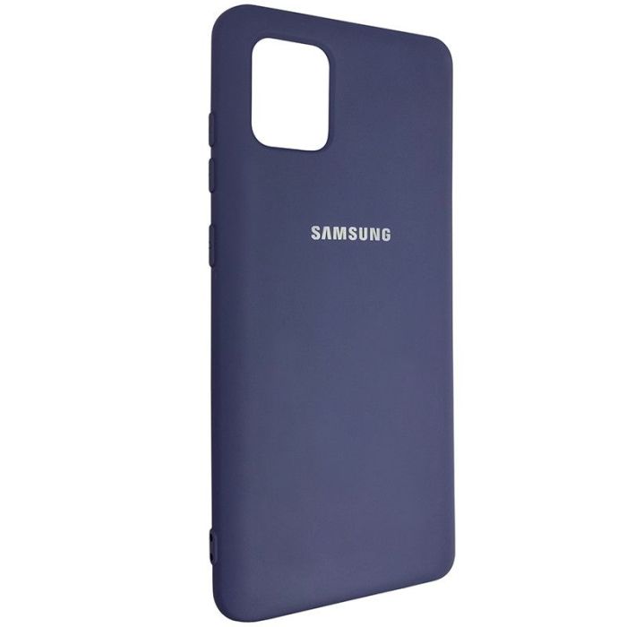 Чохол Silicone Case for Samsung Note 10 Lite Midnight Blue (8)