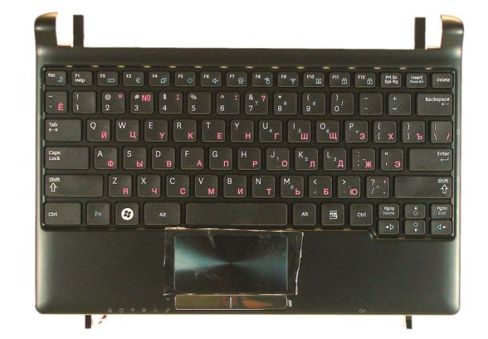 Клавіатура для ноутбука Samsung (N250) Black, (Black TopCase), RU