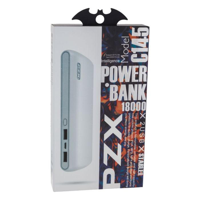 Універсальна Мобільна Батарея Power Bank Kingleen PZX C145 18000 mAh Колір Чорний