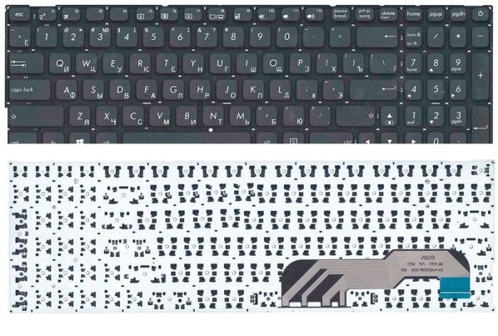 Клавіатура для ноутбука Asus X541, X541LA, X541SA, X541SA, X541UA, R541, R541U Black, RU