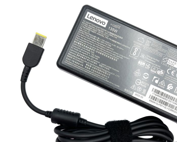 Блок живлення Lenovo 20V 6.75A 135W USB Square pin Slim Original PRC (ADL135NDC3A)