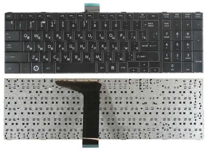 Клавіатура Toshiba Satellite (C850, C850D, L850, L850D, L855, L855D, L870, P870, P870, P850, C855, C855D)