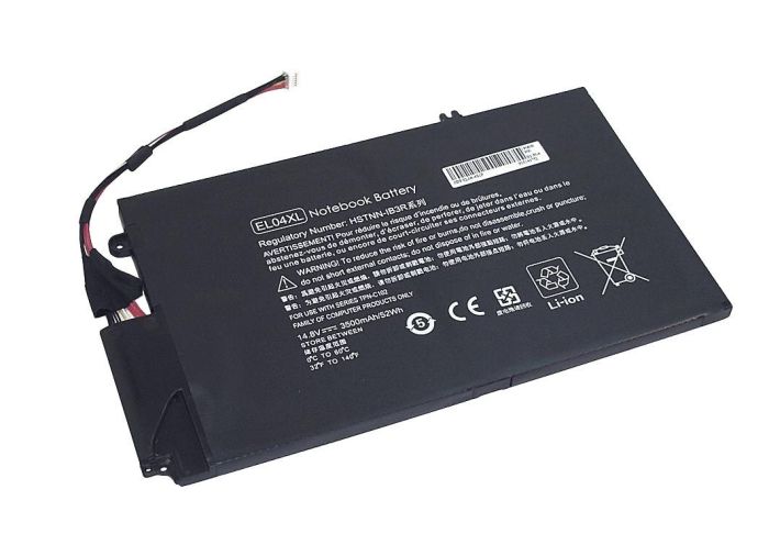 Акумулятор для ноутбука  HP EL04XL ENVY 4 14.8V Чорний 3500mAh OEM