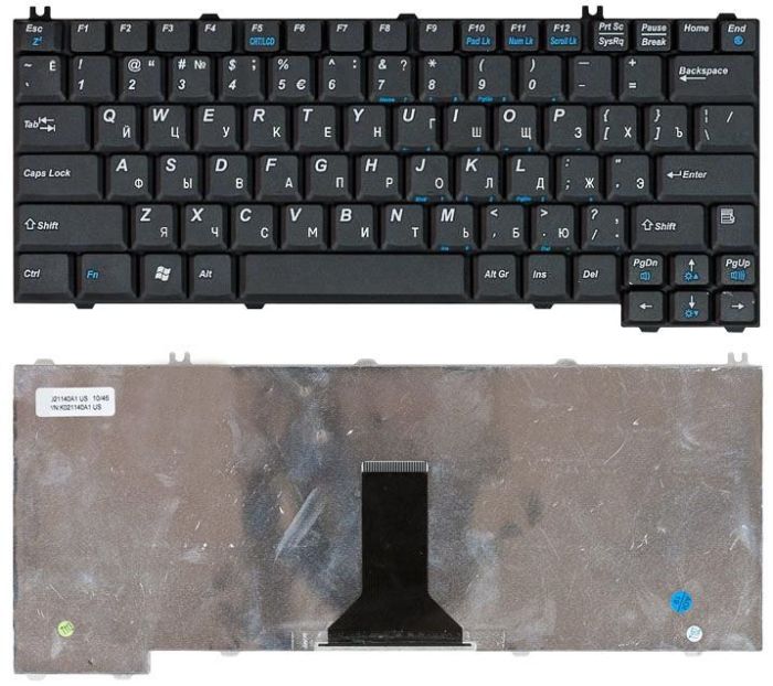 Клавіатура Acer TravelMate (290) Black, RU