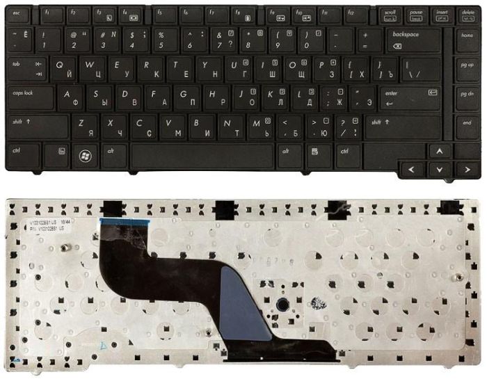 Клавіатура для ноутбука HP ProBook (6440B, 6445B) Чорна, RU