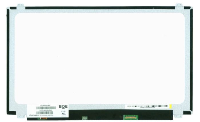 Матрица для ноутбука 15,6", Slim (тонкая), 30 pin eDP (снизу справа), 1366x768, Светодиодная (LED), крепления сверху\снизу, глянцевая, BOE-Hydis, NT156WHM-N32