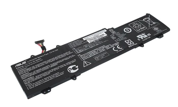 Акумулятор для ноутбука  Asus C31N1330 Zenbook UX32LA 11.3V Чорний 4300mAh Orig