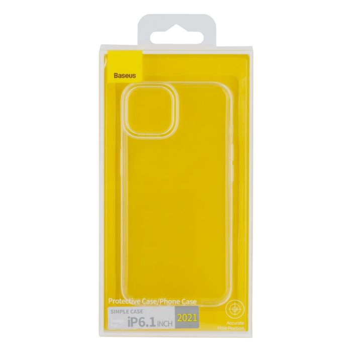 Чохол Baseus Simple Case для iPhone 13 ARAJ000002 Колір Прозорий