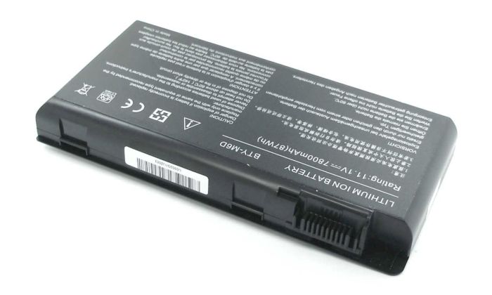 Усиленный аккумулятор для ноутбука MSI BTY-M6D GT60 11.1V Black 7800mAh OEM