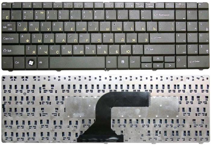 Клавіатура ноутбука Packard Bell EasyNote (ST85, ST86, MT85, TN65) Чорна, RU