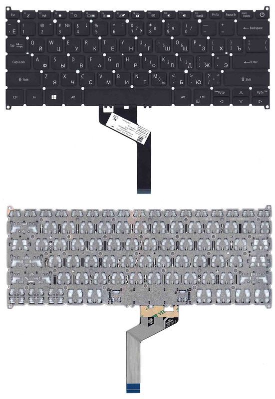 Клавіатура для ноутбука Acer Swift 3 SF313-51 з підсвічуванням (Light), Black, RU
