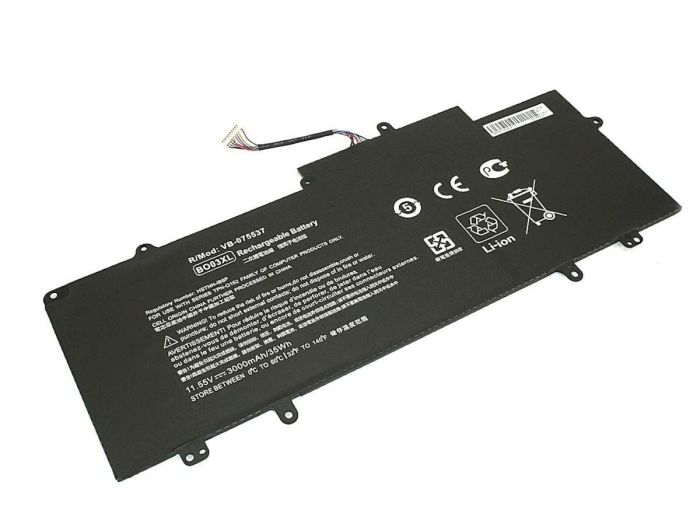 Акумулятор для ноутбука  HP BO03XL Chromebook 14 11.55V Чорний 3000mAh OEM