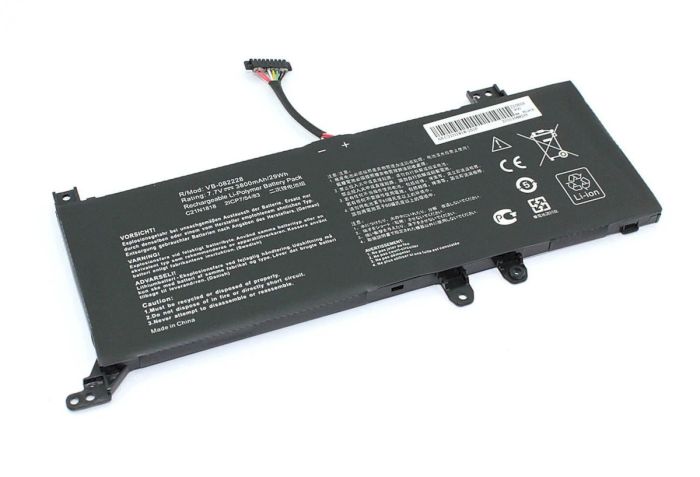 Акумулятор для ноутбука Asus C21N1818 A412FA 7.7V Black 3800mAh OEM
