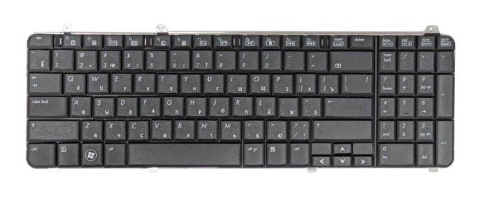 Клавіатура для ноутбука HP Pavilion DV6-1000 Black, RU